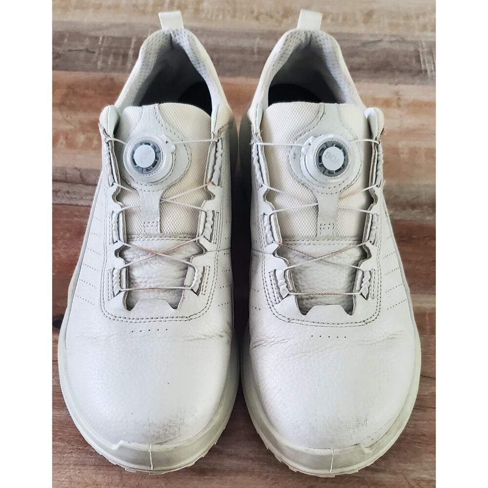 ECCO Biom 2.0 BOA Men's White Leather Walking Shoes Sneakers Size 45 US 11.5